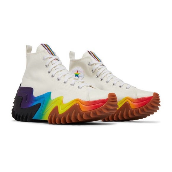 Converse Shoes - Converse Run Star Motion CX Pride Rainbow High-Top Sneakers